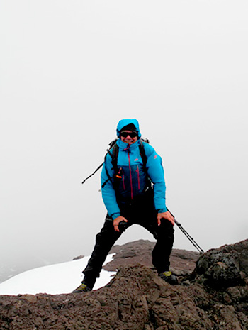 Cumbre Cerro Submarino 1850 mts