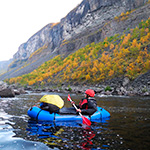 Karasjok-Alta a pie y packraft