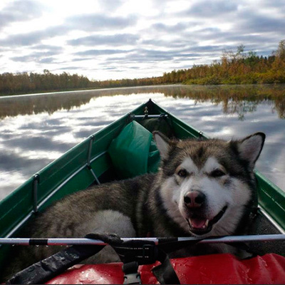 Laponia en canoa