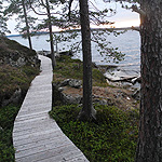 remando en el lago Inari