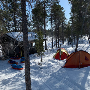 Travesía del lago Inari