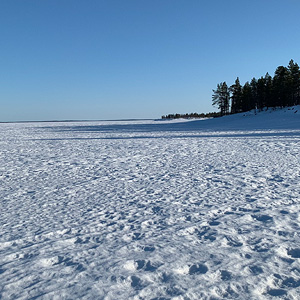 Travesía del lago Inari
