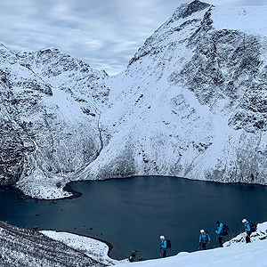 Travesía del lago Inari