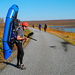 Karasjok-Alta a pie y packraft