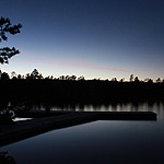 remando en el lago Inari