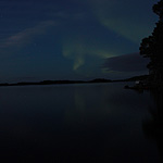 remando en el lago Inari