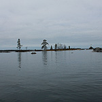 remando en el lago Inari