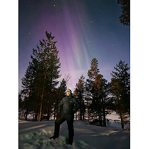 Travesía curso lago Inari, marzo