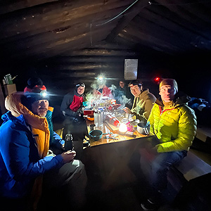 Travesía curso lago Inari, marzo