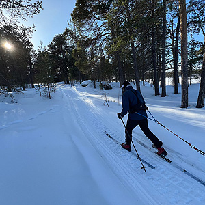 Travesía curso lago Inari, marzo
