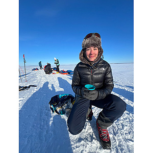 Travesía curso lago Inari, marzo