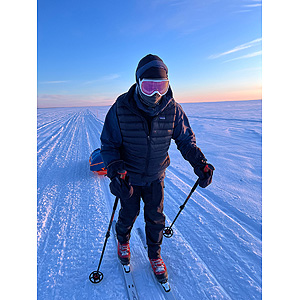 Travesía curso lago Inari, marzo