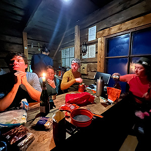 Travesía curso lago Inari, marzo