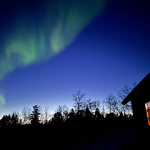 Travesía curso lago Inari, marzo