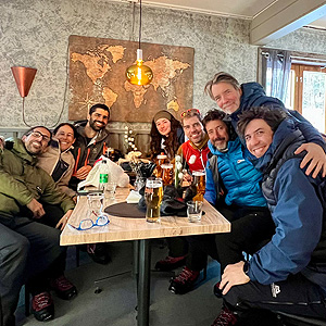 Travesía curso lago Inari, marzo