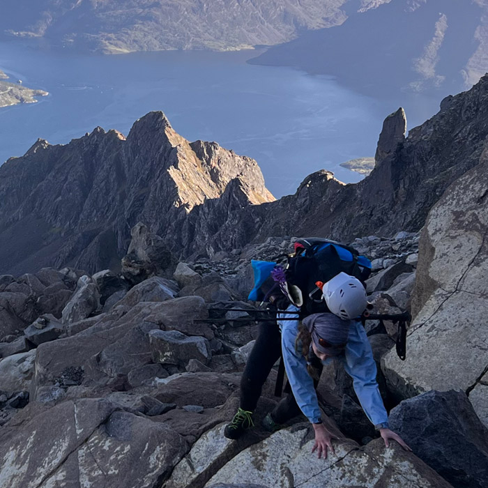 Travesía Øksfjordjøkelen