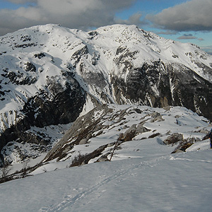 Hielo Patagónico Norte: este-oeste