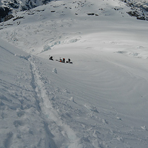 Hielo Patagónico Norte: este-oeste