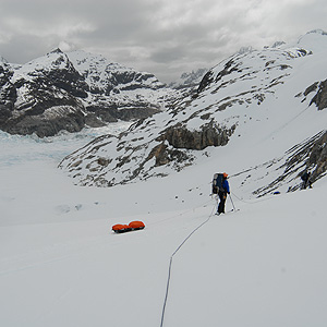 Hielo Patagónico Norte: este-oeste