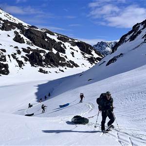 Winter Packraft