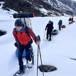 Winter Packraft